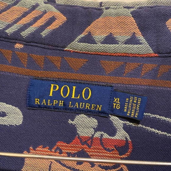 Ralph Lauren Polo Southwestern Pattern Shirt - Picture 3 of 4